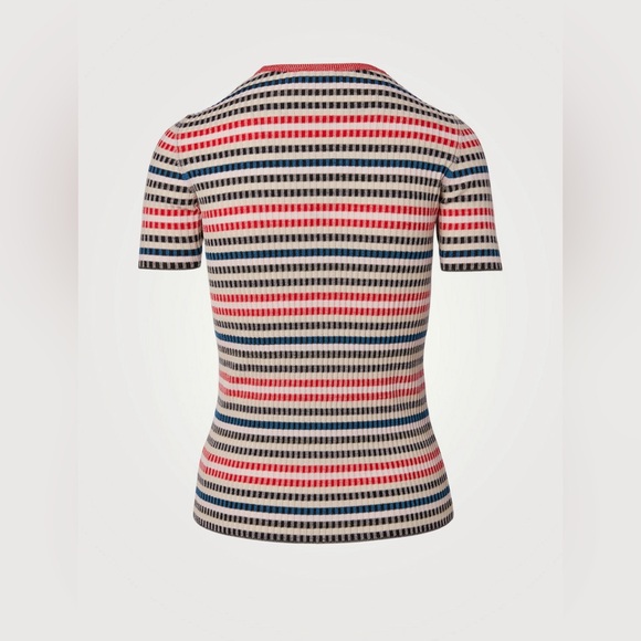 AKRIS PUNTO Wool Short-Sleeve Sweater - Picture 3 of 15